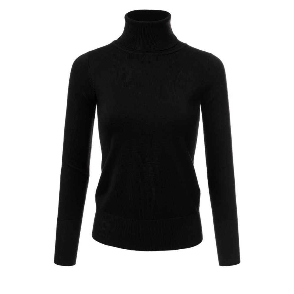 Black turtleneck shirt size 3XL